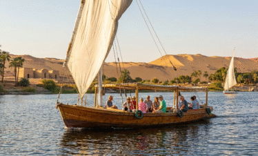 Private Felucca Ride Aswan sunset sailing