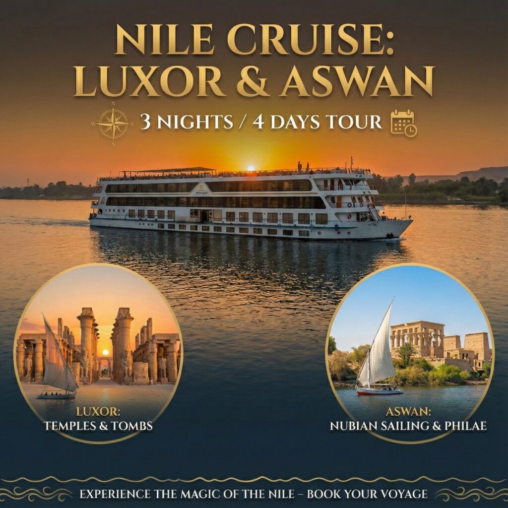 Majestic3-Night Nile Cruise Aswan to Luxor