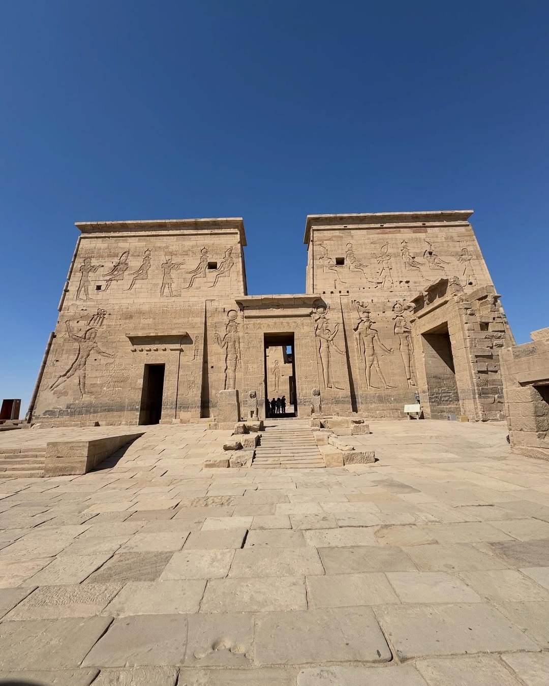 Pylon of Philae Temple in Aswan