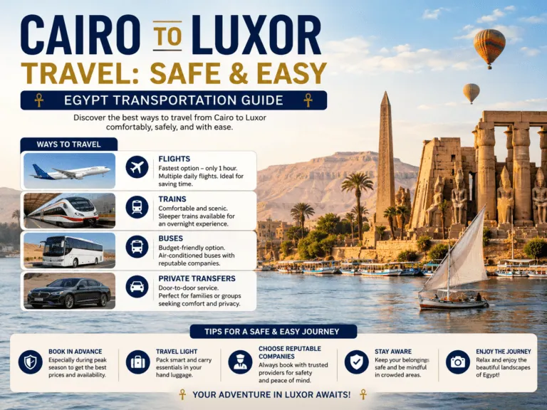 Cairo to Luxor Travel: Safe & Easy Egypt Transportation Guide