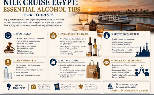 Nile Cruise Egypt Essential Alcohol Tips for Tourists