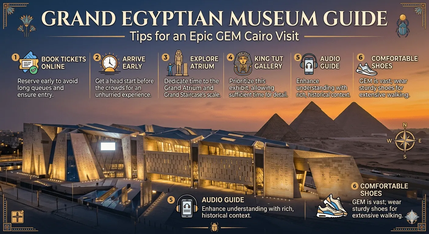 Grand Egyptian Museum Guide: Tips for an Epic GEM Cairo Visit