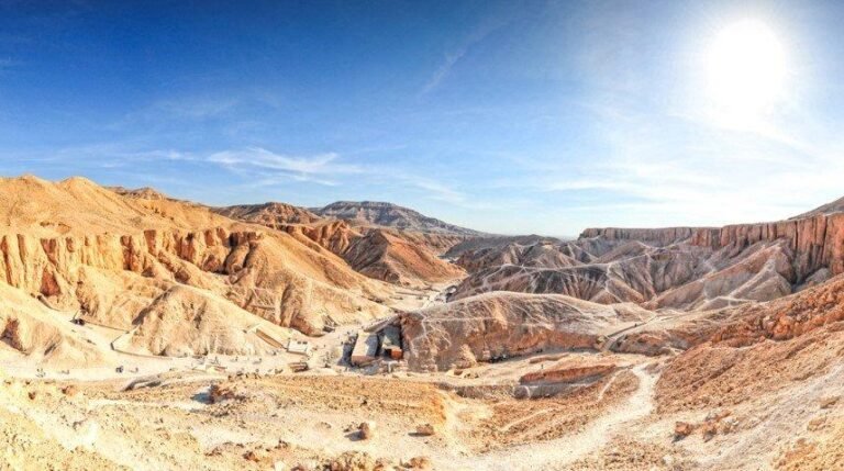 Desert hills of the Theban West Bank, Luxor