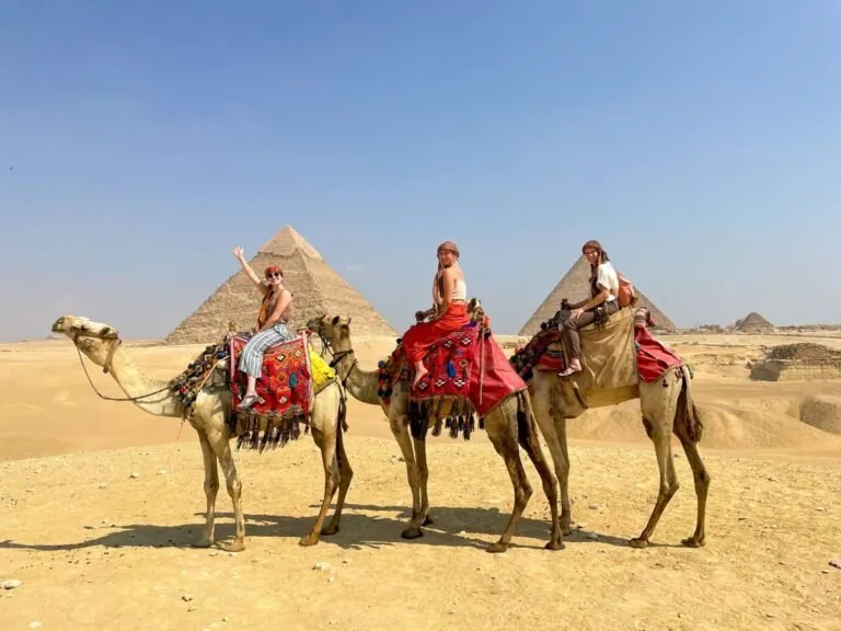 Camel Ride in Giza Pyramids