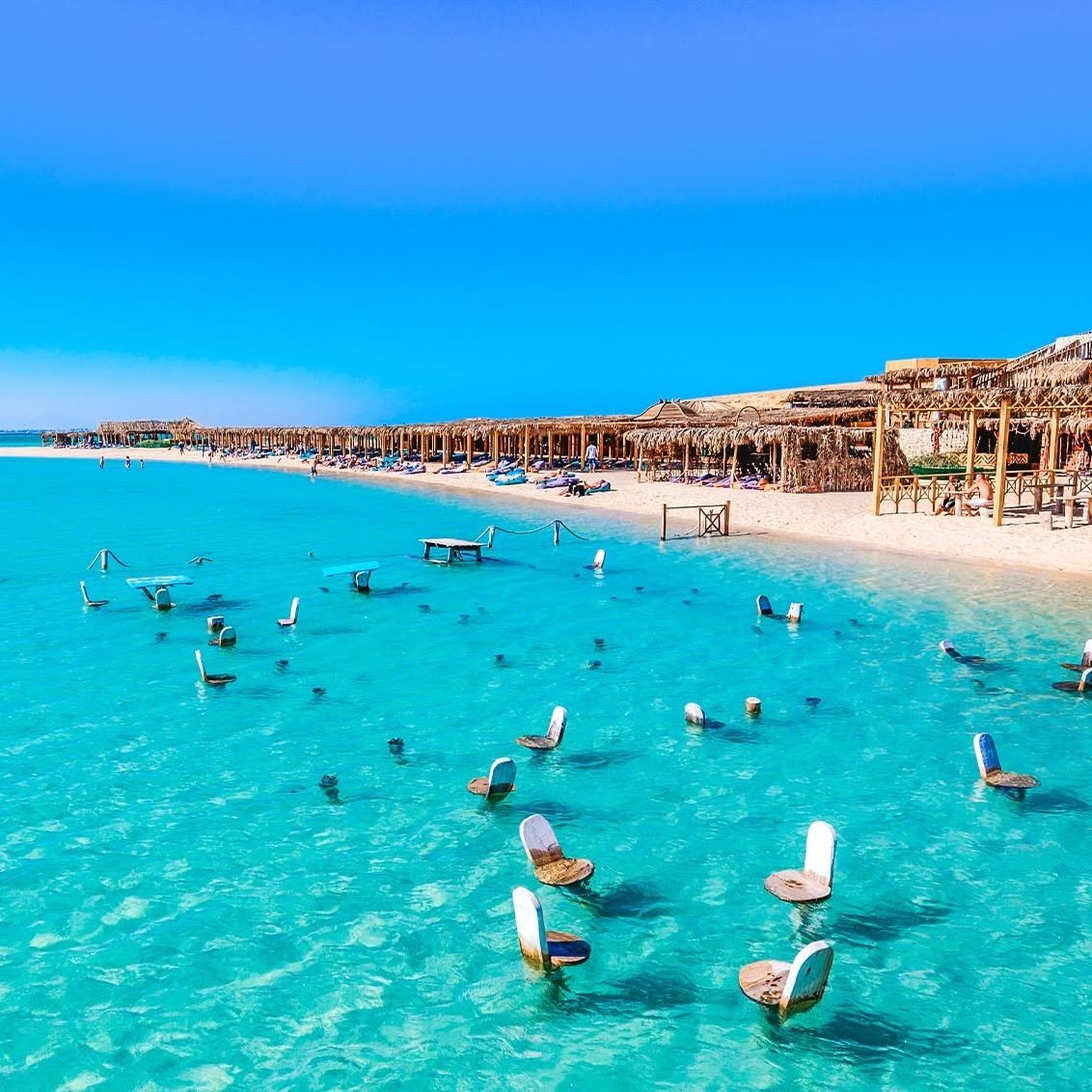 Orange Bay island near Hurghada