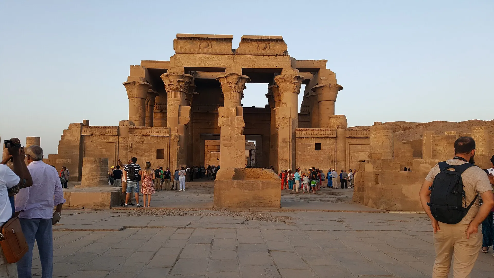 Kom Ombo Temple on the bank of the Nile